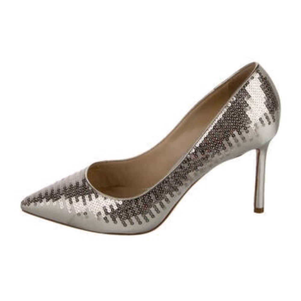Authentic Jimmy Choo satin pumps